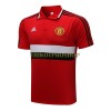 Manchester United Trainings Poloshirt 2022-23 Rot Schwarz Weiß Für Herren
